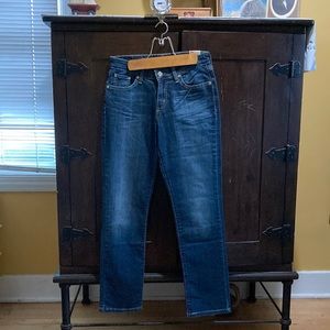 Levi’s mid rise skinny jeans in 6S/28